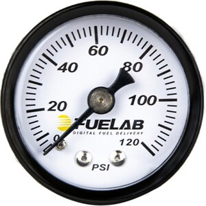 FueLab Fuel Systems - 71501 - Fuel Pressure Gauge EFI 0-120psi