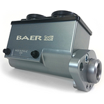 Baer Brakes - 6801238LP - Master Cylinder - Remaster - 1 in Bore - Integral Reservoir - Driver Side Port - Aluminum - Gray Anodized