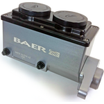 Baer Brakes - 6801238LP - Master Cylinder - Remaster - 1 in Bore - Integral Reservoir - Driver Side Port - Aluminum - Gray Anodized