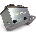 Baer Brakes - 6801262LP - Master Cylinder - Remaster - 15/16 in Bore - Integral Reservoir - Driver Side Port - Aluminum - Gray Anodized