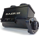 Baer Brakes - 6801274LP - Master Cylinder - Remaster - 1-1/8 in Bore - Integral Reservoir - Driver Side Port - Aluminum - Black Anodized