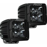Rigid Industries - 202213BLK - LED Light Pair D-Series Spot Midnight