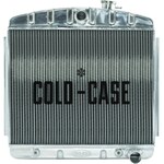 Cold Case Radiators - CHT563A - 55-56 Tri-5 Chevy Aluminum Radiator 6 Cyl (Front Mount)