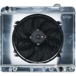 Cold Case Radiators - GMT555AK - 63-66 Chevy/GMC Pickup Truck Aluminum Radiator And 16 Inch Fan Kit AT