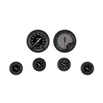 Classic Instruments - AX101GBLF - Autocross Grey 6 Gauge Set 2-1/8 Full Sweep