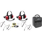 Rugged Radios - H80-FAN - Headset Track Talk Red Linkable Intercom Fan