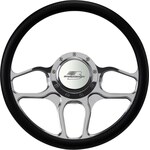 Billet Specialties - 30102 - Steering Wheel 1/2 Wrap Win Lite