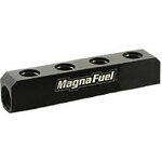 Magnafuel - MP-7600-04-Blk - Quad Fuel Log Black w/10an Ports