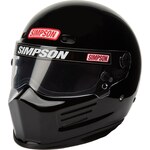 Simpson Safety - 7210032 - Helmet Super Bandit Large Black SA2020