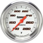 Classic Instruments - VS326WAPF-02 - Velocity White Temperature Gauge 2-5/8 Full Sweep