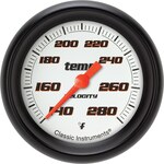 Classic Instruments - VS326WBPF-04 - Velocity White Temperature Gauge 2-5/8 Full Sweep