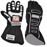 Simpson Safety - 21300LK-O - Competitor Glove Large Black Outer Seam