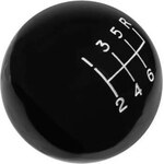 Hurst - 1630140 - Classic 6-Speed Shift Knob Black (3/8-16)