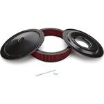 RPC - R2351 - 14inX3in Performance Style Air Cleaner Blk/Red