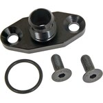 Precision Turbo Alum Flange - Turbocharger Outlet - Oil T3/T4 N/A