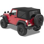 Bestop - 54822-17 - Supertop NX Black Twill 07-16 Wrangler JK 2 Door