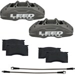 LEED Brakes - CC0005 - 64-67 Mustang Brake Caliper/Pad Kit Anodized