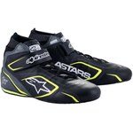Alpinestars USA - 2710122-1055-11 - Shoe Tech-1T V3 Black / Flu Yellow Size 11