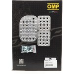 OMP - OA0-1863 - 3 Pedal Set Sandblasted Aluminum