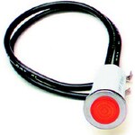 Painless Wiring - 80209 - 1/2in Red Dash Light