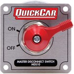 QuickCar - 55-023 - Master Disconnect High Amp 4 Post Silver Plate