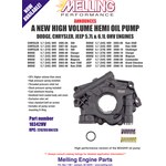 Melling - 10342HV - High Volume - Oil Pump - Chrysler 5.7/6.1L Hemi
