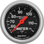 AutoMeter - 3332-M - 2-5/8 S/C Water Temp Gauge - Metric