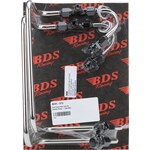 BDS Superchargers - PL-9712 - Dual Carb Fuel Line Kit Double Pump - Side Mnt.