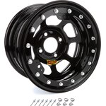 Aero Race Wheels - 33-174220B - 13x7 2in. 4.25 Black Beadlock