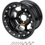 Aero Race Wheels - 33-184030B - 13x8 3in. 4.00 Black Beadlock