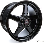 Race Star Industries - 92-705154B - 92 Drag Star Bracket Rac er Gloss Black  17x10.5