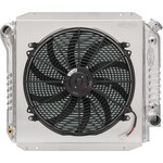 Cold Case Radiators - FOT574A-1K - 66-77 Bronco Radiator 1in Tubes 16in Fan