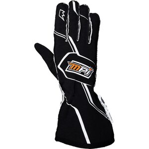 MPI USA - MPI-GL-B-M - MPI Racing Gloves SFI 3.3/5 Black Medium