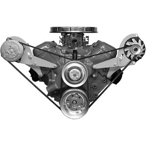 Alan Grove Components - 218L - Alt.Bracket BBC Short Pump Low Pro/Vette-Camar