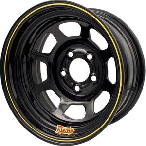 Aero Race Wheels - 50-174720 - 15x7 2in. 4.75 Black