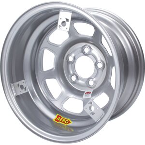 Aero Race Wheels - 52-085020T3 - 15x8 2in 5.00 Silver w/ 3 Tabs for Mudcover