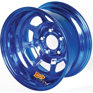 Aero Race Wheels - 52-984730BLU - 15x8 3in 4.75 Blue Chrome