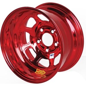 Aero Race Wheels - 52-985020RED - 15x8 2in 5.00 Red Chrome