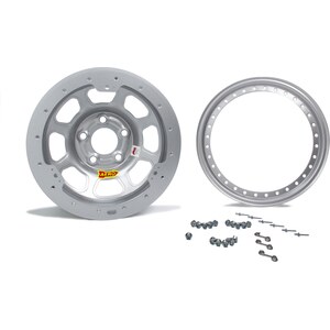 Aero Race Wheels - 53-085020S - 15x8 2in 5.00 Silver