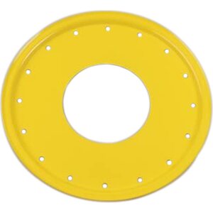 Aero Race Wheels - 54-500001 - Mud Buster 1pc Ring and Cover Yellow