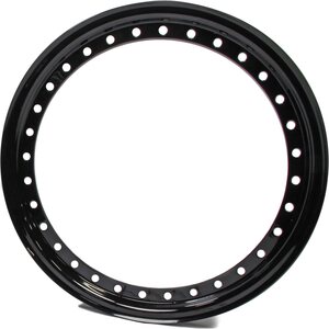 Aero Race Wheels - 54-500023 - 15in Outer Bead Lock Ring Black