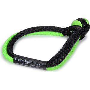 Bubba Gear - 176745PROGB - 7/16in Gator Jaw Soft Shackle Green/Black