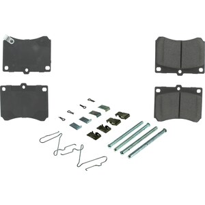 Centric Brake Parts - 104.0473 - Posi-Quiet Semi-Metallic Brake Pads with Hardwar