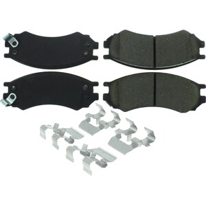 Centric Brake Parts - 104.0507 - Posi-Quiet Semi-Metallic Brake Pads with Hardwar