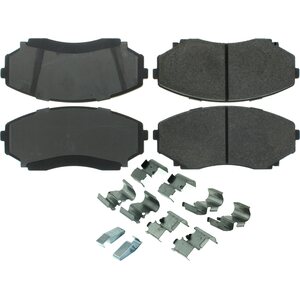 Centric Brake Parts - 104.0551 - Posi-Quiet Semi-Metallic Brake Pads with Hardwar