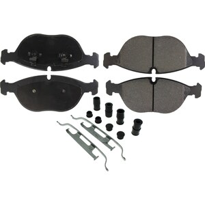 Centric Brake Parts - 104.0682 - Posi-Quiet Semi-Metallic Brake Pads with Hardwar