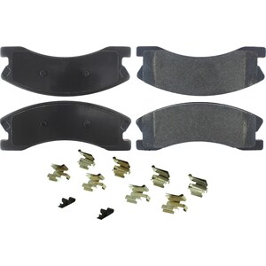 Centric Brake Parts - 104.0945 - Posi-Quiet Semi-Metallic Brake Pads with Hardwar