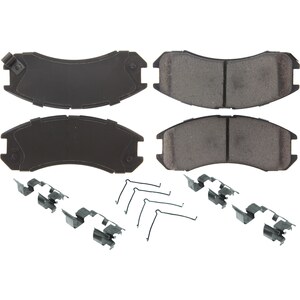 Centric Brake Parts - 105.0399 - Posi-Quiet Ceramic Brake Pads with Shims and Har