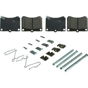 Centric Brake Parts - 105.0473 - Posi-Quiet Ceramic Brake Pads with Shims and Har