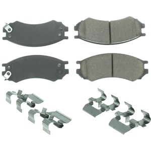 Centric Brake Parts - 105.0507 - Posi-Quiet Ceramic Brake Pads with Shims and Har